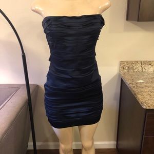 BCBG strapless cocktail dress